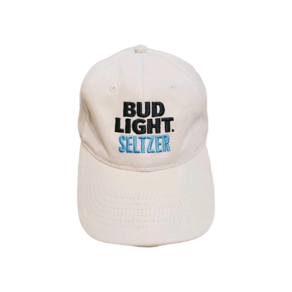 Nike Bud Light Seltzer  Dri-fit Golf White Cap Hat‎ Advertisement